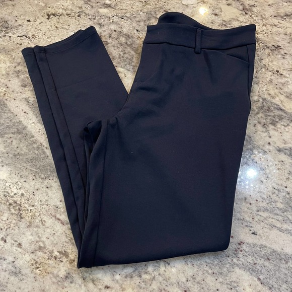 All For Color Pants - Navy Blue Cropped Pants Large 10-12 NEW